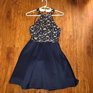 Mesh Backless Dress